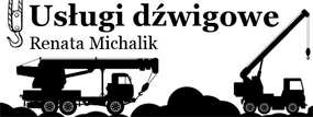 Usługi dźwigowe Renata Michalik Logo